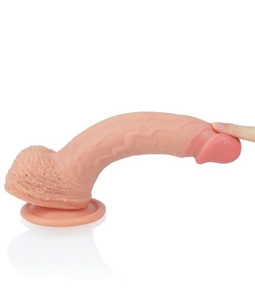 Фалоімітатор - Dual-Layered Silicone Cock 8.5" Flesh