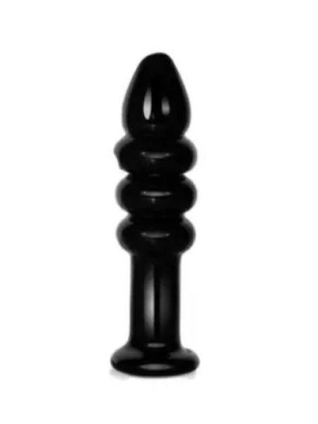 Анальна пробка - Glass Romance 5.5" Black