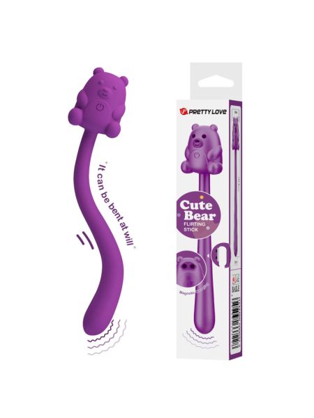 Вібратор - Pretty Love Cute Bear Purple, 7 vibration functions