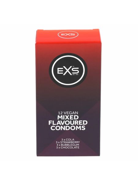 Презервативи - EXS Mix Flavoured, 12 шт.