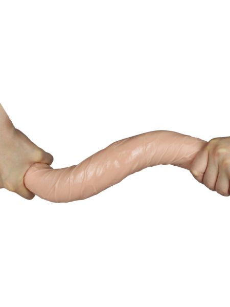 Двосторонній фалоімітатор - King-Sized Realistic Slim Ultra Double Dildo 17"