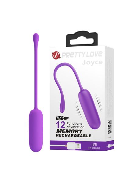 Віброяйце - Pretty Love Joyce Vibrating Egg Purple