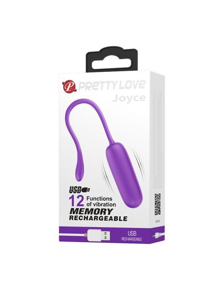 Віброяйце - Pretty Love Joyce Vibrating Egg Purple