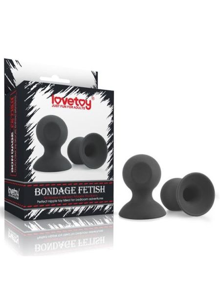 Зажими для сосків - Bondage Fetish Silicone Comfort Nipple Suckers