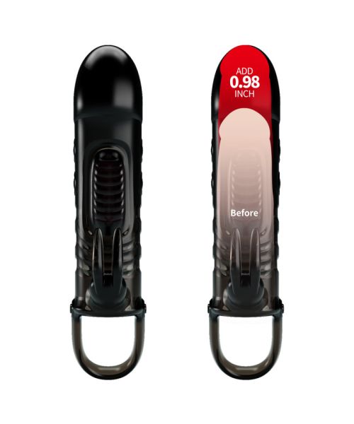 Насадка на член - Pretty Love Sloane Vibrating Penis Sleeve Black