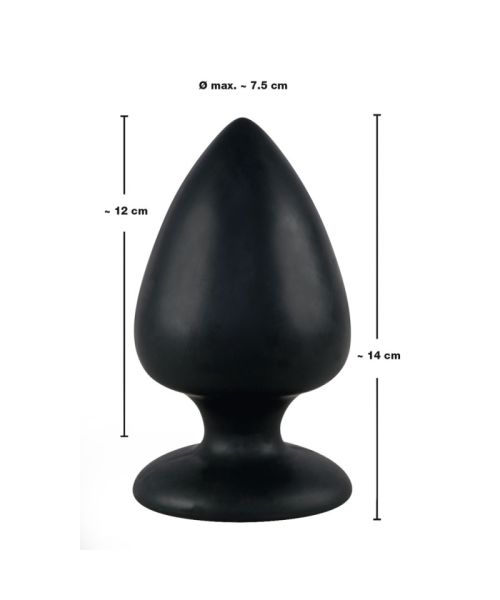 Анальна пробка - Black Velvets Butt Plug Extra