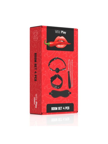 Набір БДСМ - Erospace Wild Play BDSM Set 4 pcs C9