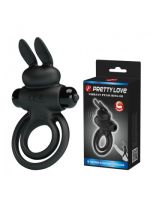 Ерекційне кільце - Pretty Love Vibrant Penis Ring III Black