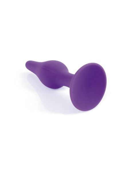 Анальна пробка - Silicone Purple Plug M