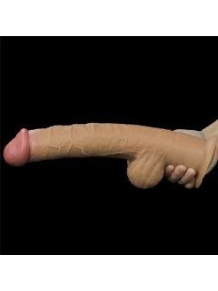 Фалоімітатор - Dual-Layered Handle Cock 12.5" Flesh