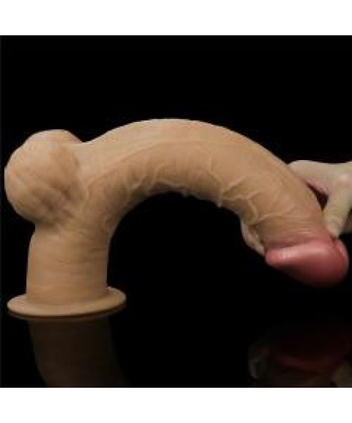 Фалоімітатор - Dual-Layered Handle Cock 12.5" Flesh