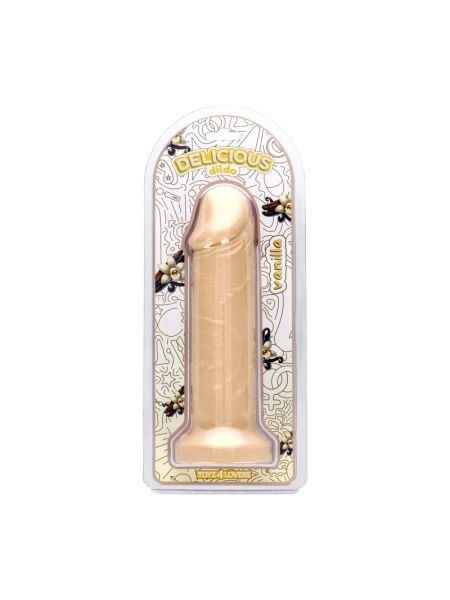 Фалоімітатор з ароматом ванілі - Toyz4lovers Delicious Dildo Vanilla, 25 см