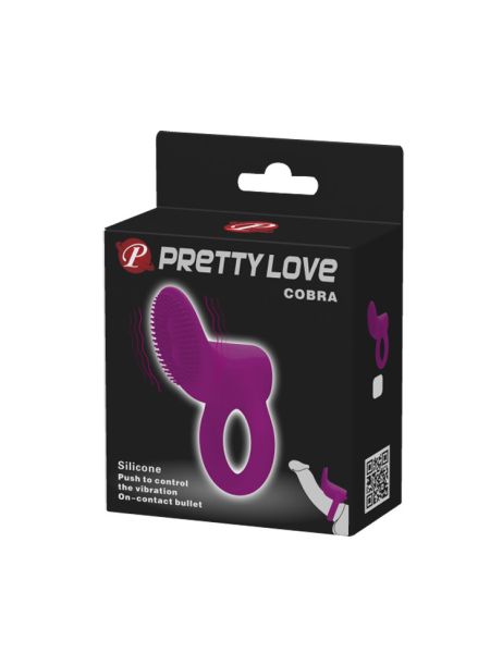 Ерекційне кільце - Pretty Love Cobra Penis Ring Purple