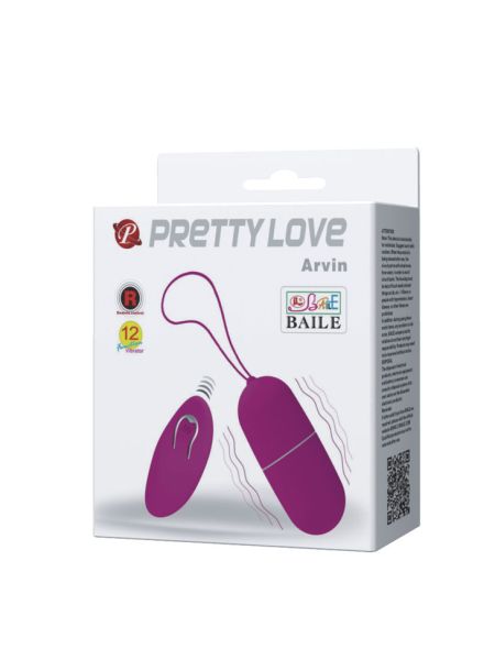 Віброяйце - Pretty Love Arvin Vibrating Egg Purple