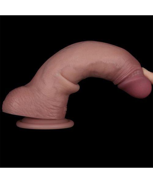 Фалоімітатор - Sliding Skin Pro II Dual Layer Silicone Dong 8.5" Flesh