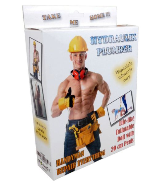 Надувна секс лялька - Plumber Male Doll (пошкоджена упаковка)
