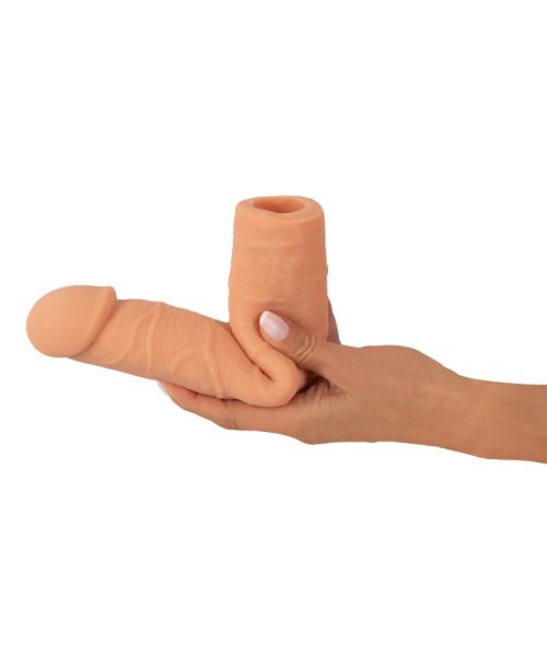 Насадка на член - Nature Skin Extension Sleeve +7 см