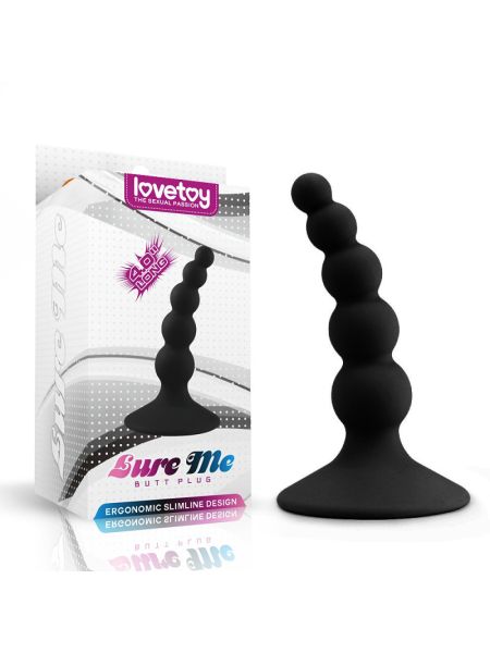 Анальна пробка - Lure Me Beaded Butt Plug 4"