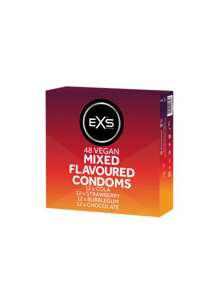 Презервативи - EXS Mix Flavoured, 48 шт.