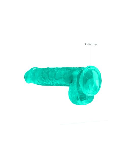 Фалоімітатор - Realrock Dildo 6" Turquoise