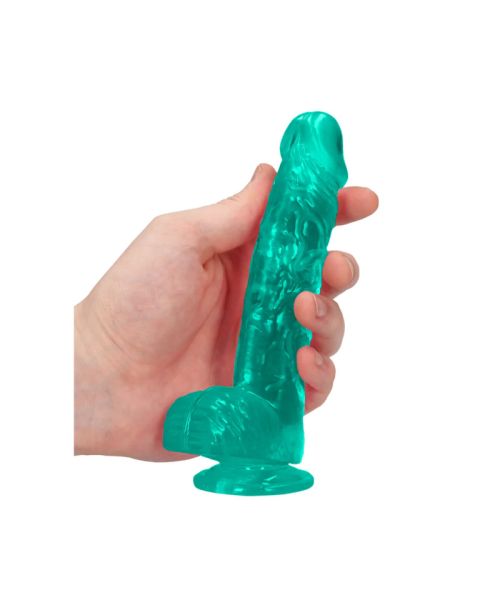 Фалоімітатор - Realrock Dildo 6" Turquoise