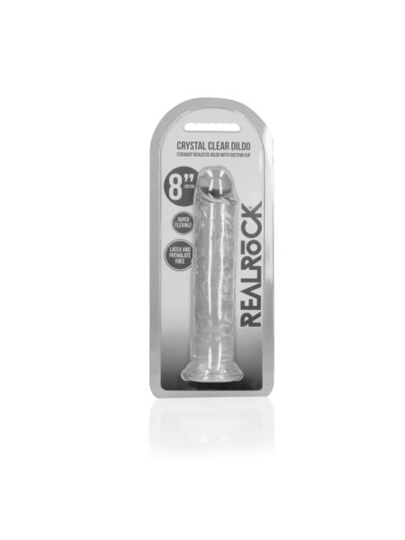 Фалоімітатор - Realrock Dildo 8" Transparent