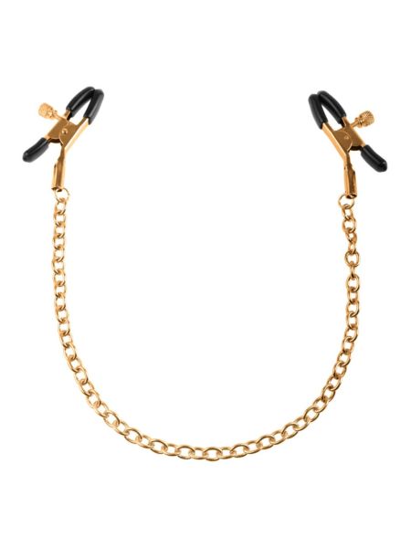 Затискачі для сосків - FFS Gold Chain Nipple Clamps