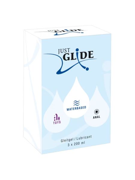 Набір лубрикантів - Just Glide, 3x200 мл