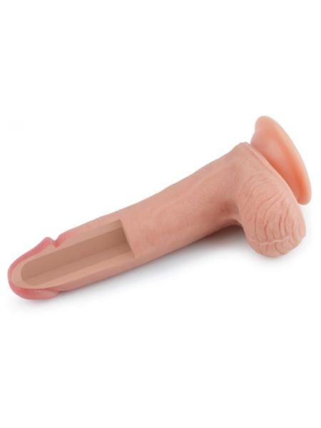 Фалоімітатор - Dual-Layered Silicone Cock 8" Flesh #2