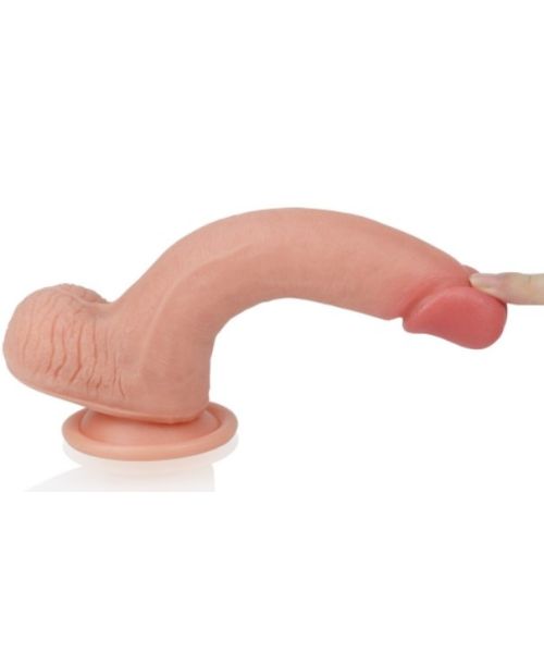 Фалоімітатор - Dual-Layered Silicone Cock 8" Flesh #2
