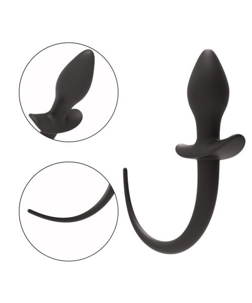 Анальна пробка - Erospace Wild Play Anal Plug With Tail C3