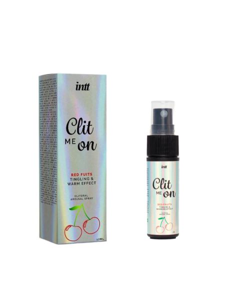 Збуджуючий спрей для клітора - Intt Clit Me On Red Fruits Tingling and Warming Effect, 12 мл