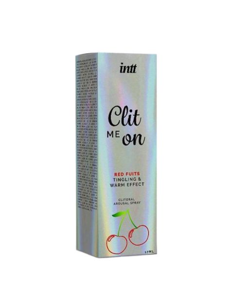 Збуджуючий спрей для клітора - Intt Clit Me On Red Fruits Tingling and Warming Effect, 12 мл