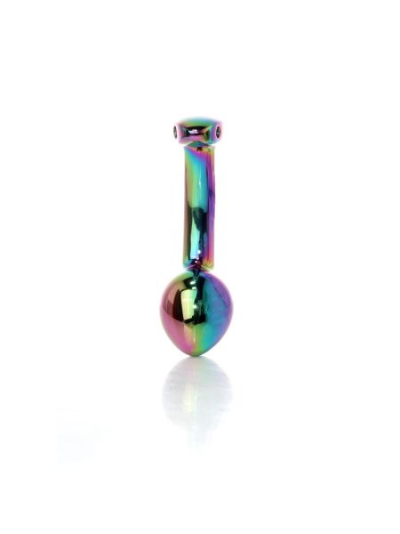 Анальна пробка - Jewellery Multicolour Curved Plug S