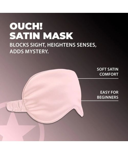 Маска на очі - Ouch! Satin Blindfold Powder Pink