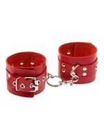 Наручники Leather Restraints Hand Cuffs Red