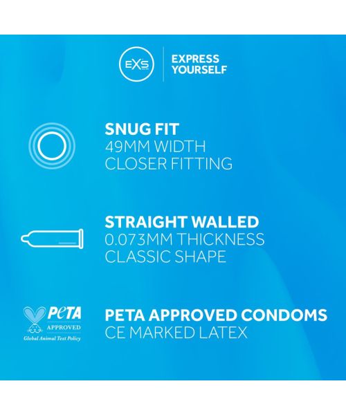 Презервативи - EXS Snug Fit, 48 шт.