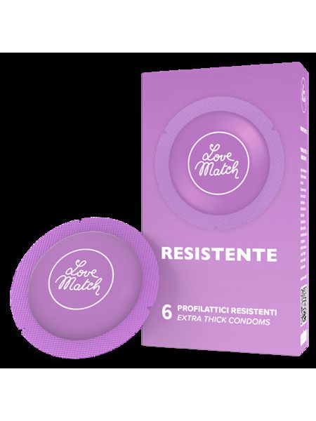 Презервативи - Resistente (Strong), 6 шт.
