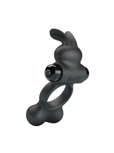 Ерекційне кільце - Pretty Love Vibrant Penis Ring Yusuf Black