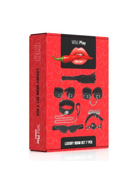 Набір БДСМ - Erospace Wild Play Luxury BDSM Set 7 pcs C10