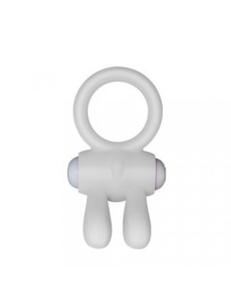 Ерекційне кільце - Power Clit Cockring Rabbit White