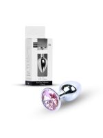 Анальна пробка - Jewellery Silver Plug Light Pink