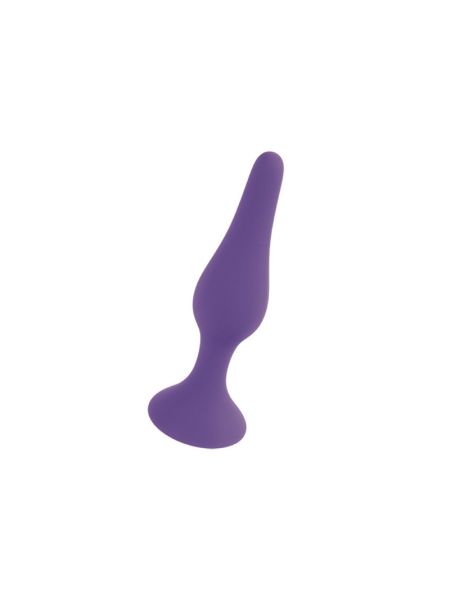 Анальна пробка - Silicone Purple Plug S