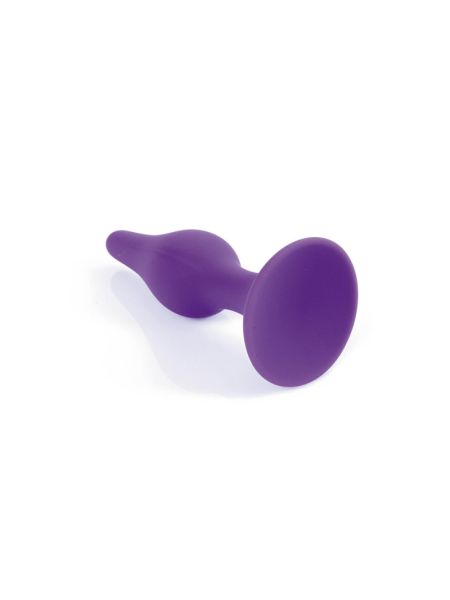 Анальна пробка - Silicone Purple Plug S