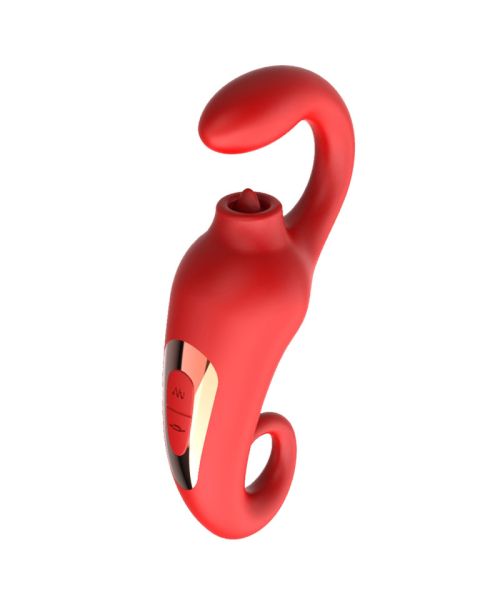 Вібратор - Merfi, 10 Vibration Functions, 10 Frequency Tongue Licking USB