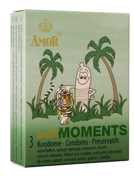 Презервативи - Amor Wild Moments, 3 шт.