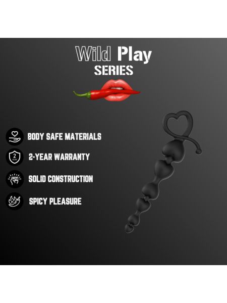 Анальний ланцюжок - Erospace Wild Play Anal Beads C2