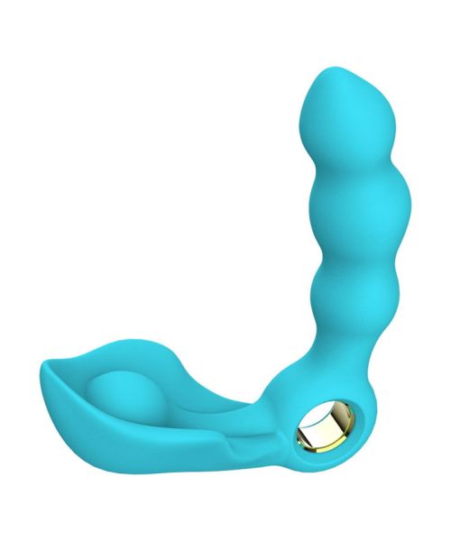 Масажер простати - Angelo Male Prostate Triple Stimulation Blue