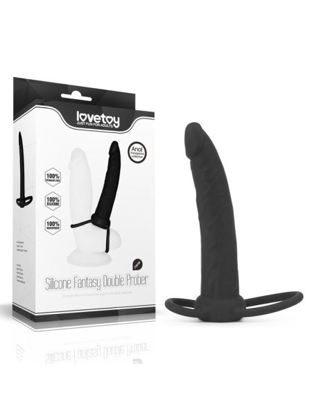 Насадка для подвійного проникнення - Anal Indulgence Collection Silicone Fantasy Double Prober