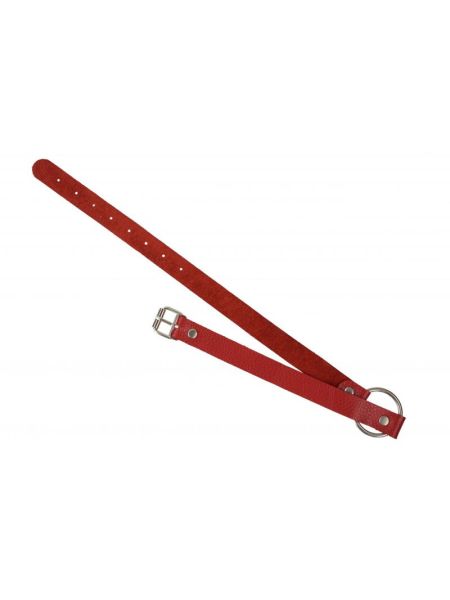 Кляп Leather O-Ring Gag Red